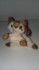 Ty ORIGINAL BEANIE BABY - "SNIP" THE CAT - MWMT/s - GREAT ONE FOR CAT COLLECTION