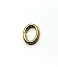 Kaedesigns,  Solid 9ct  9k Yellow Gold, 6mm Oval Open Jump Ring
