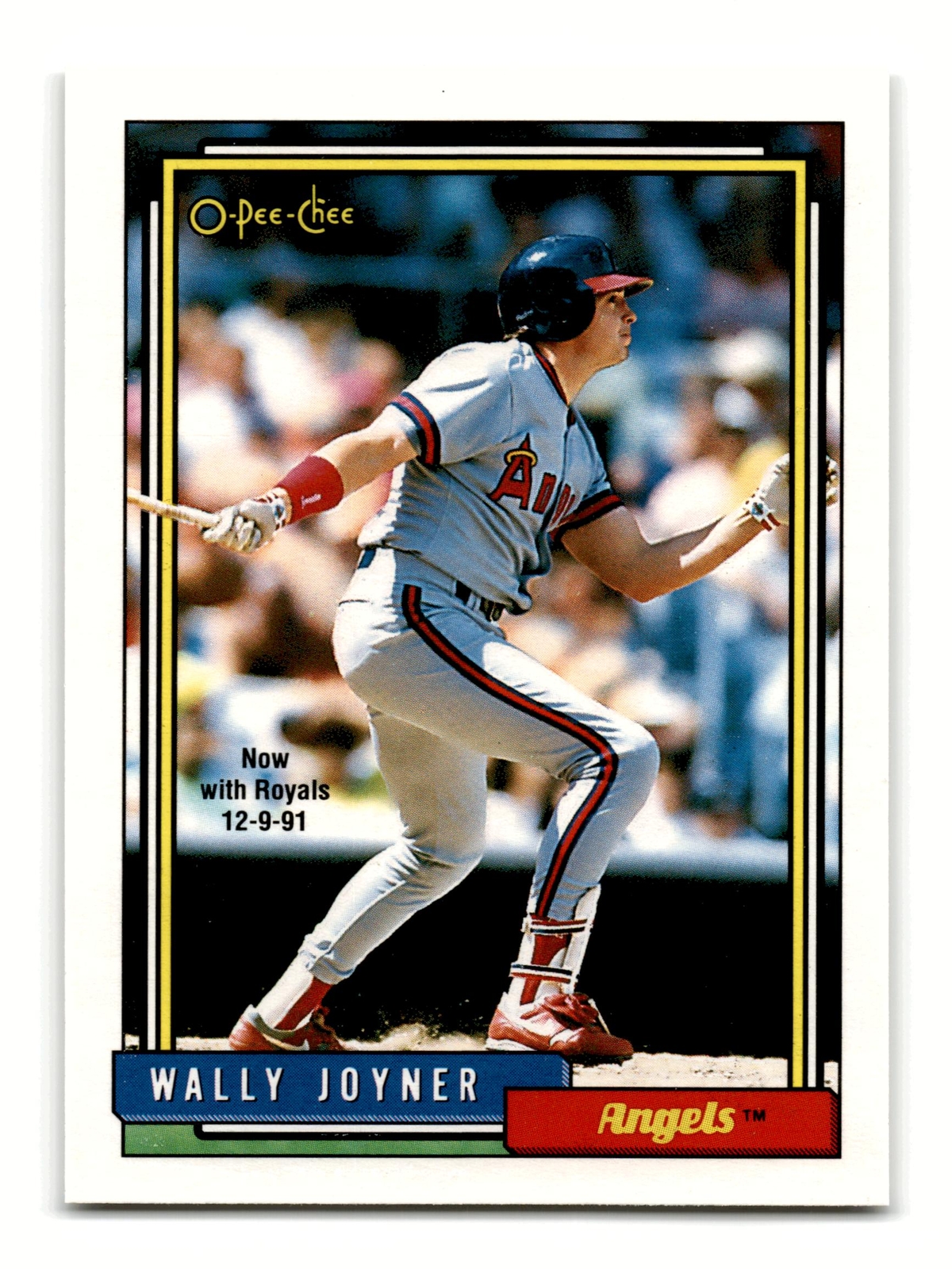 Wally Joyner 1992 O-Pee-Chee #629 Kansas City Royals Centered Mint to Gem