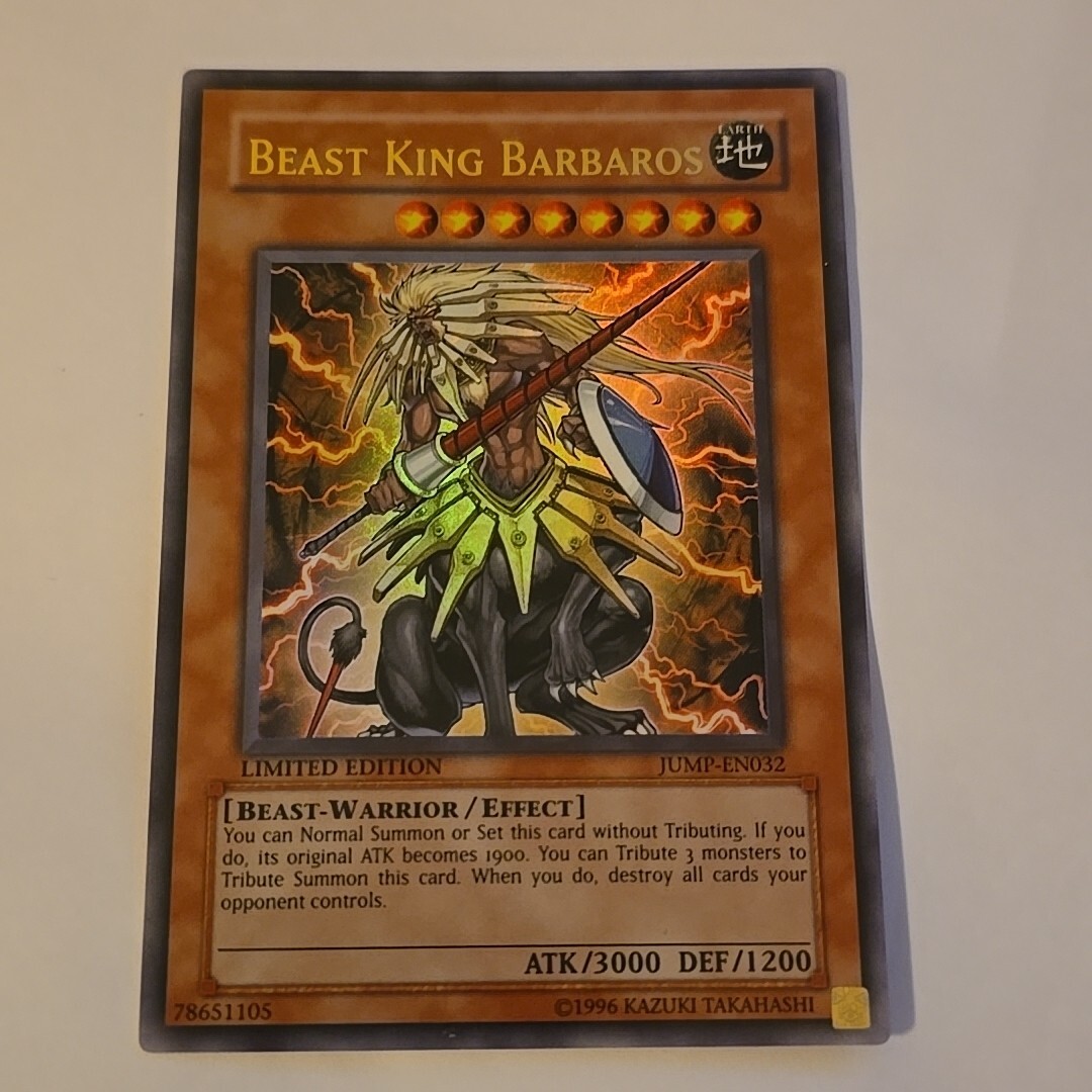 yugioh beast king barbaros deck Yugioh! 1x (BP02 may be 1st or Unlimited Edition Beast King Barbaros (Rush Duel)