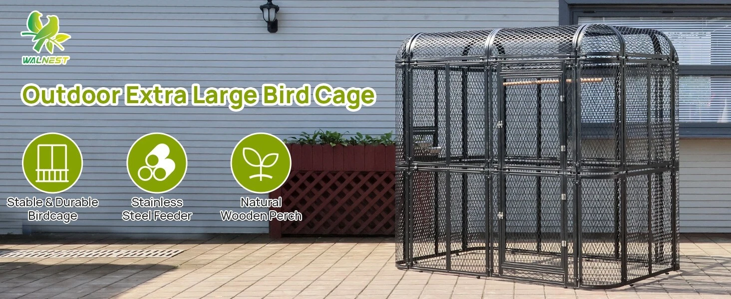 Large Walk-in Bird Aviary