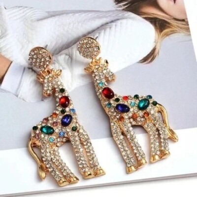 Zara Exquisite Giraffe Design Earrings 🔥😍 | eBay display picture 1