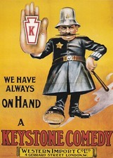 We Have Always On Hand A Keystone (Cops) Comedy - Mini Film Poster/Book Clipping