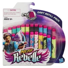 Nerf Rebelle Secrets & Spies Dart Refill for Blasters (24 Pack)