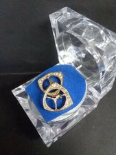 Stud Type, Rhinestone Studded gold toned basketball player Earrings