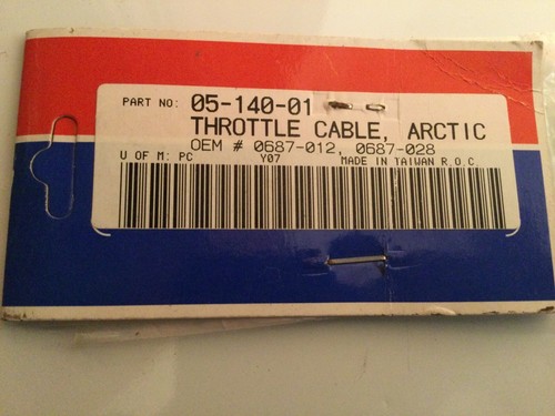 Parts Unlimited Throttle Cable 05-140-01 for ARCTIC CAT 0687-012 028 ZR EXT 580 - Picture 6 of 8