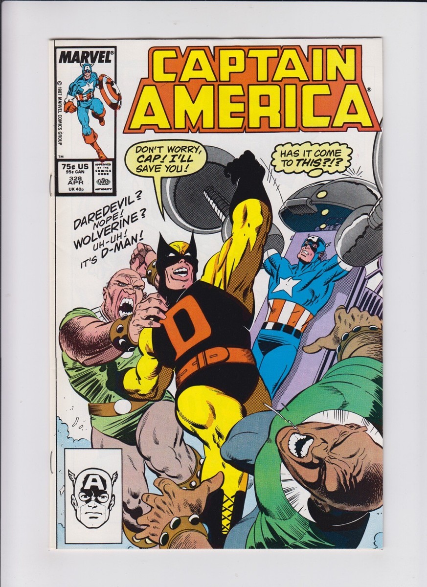 Captain America 328 9.0 NM High Grade Zeck Cover 1st Appearance D