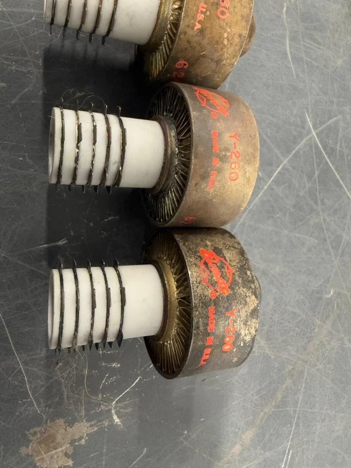 Lote de 4 tubos de vacío Y-260 Eimac 300 vatios tetrodo (4CX300A) sin probar Foto 3 de 4