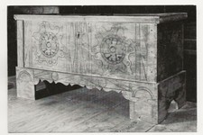 40/624 AK HANDWERK TRUHE  ZUNFTTRUHE DER HAFNER  SONDHEIM 1579  RHÖN-MUSEUM 