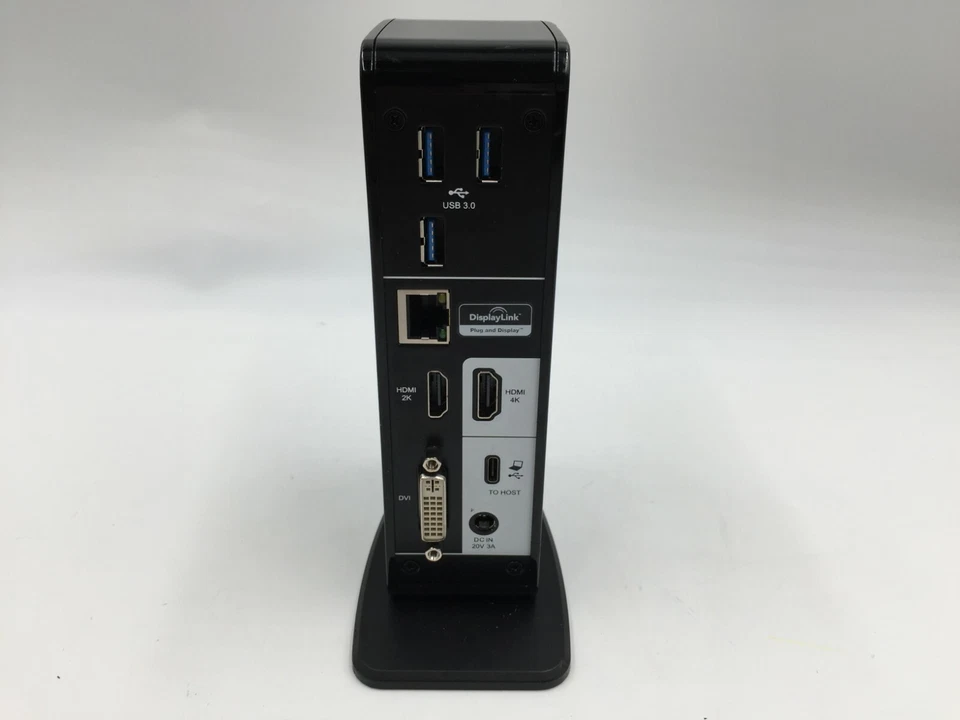 GENUINE Docking Station Plugable UD-ULTCDL-USB-C NO PWR ADAPTER - FREE SHIPPING - Image 3 of 4