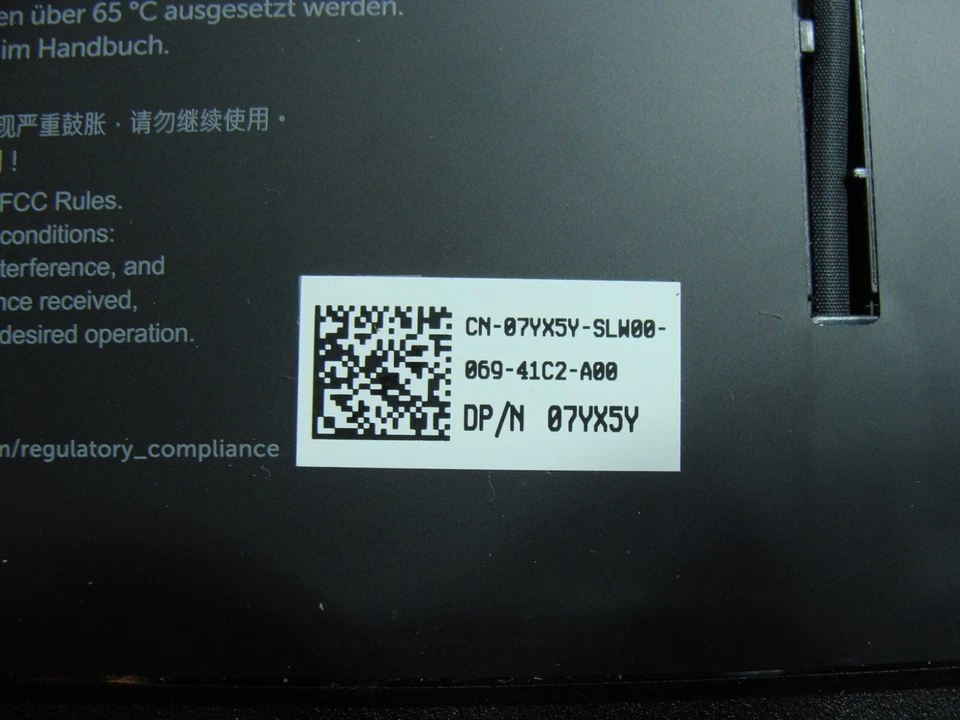 Batería Dell Latitude 7310 13.3" OEM 11.4V 39WH 3255mAh 35J09 7YX5Y Excelente Foto 3 de 4