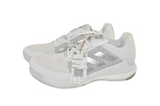 adidas Crazyflight Women's 10.5 White Metallic Silver GY9270 Indoor Court NIB