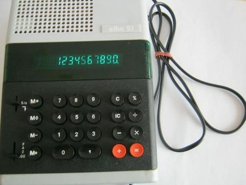 ELKA 51 NOS BULGARIAN DESKTOP CALCULATOR VFD DISPLAY - Picture 4 of 6