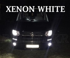 FOR VW T5 TRANSPORTER HEADLIGHT LAMP LIGHT BULBS- SUPER XENON WHITE CANBUS