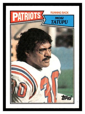 1987 Topps #100 Mosi Tatupu