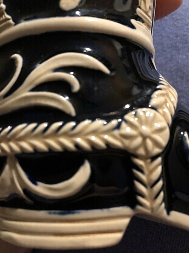 Vintage Beer Stein TRINKENSTIEFEL Drinking Boot Brunhilde Siegfried Wagner Rare! - Picture 12 of 12