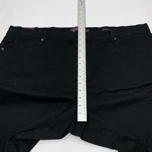 Gloria Vanderbilt Amanda Jeans Black 22W Tapered Leg Classic Rise NWT - Picture 11 of 13