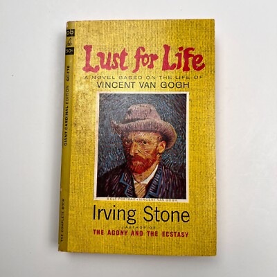 JUST FOR LIFE by Irving Stone Life of Vincent Van Gogh 1963 Paperback PB