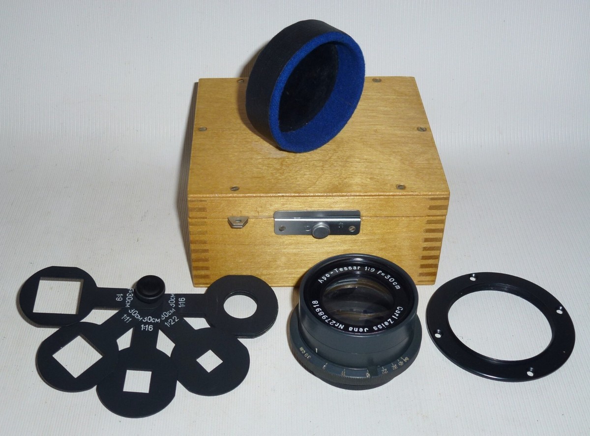 Apo-Tessar 30cm 300mm f/9 Carl Zeiss Jena DDR Lens large format