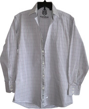 English Laundry by Christopher Wicks Men's Long Sleeve Button Up Size 15.5 32-33