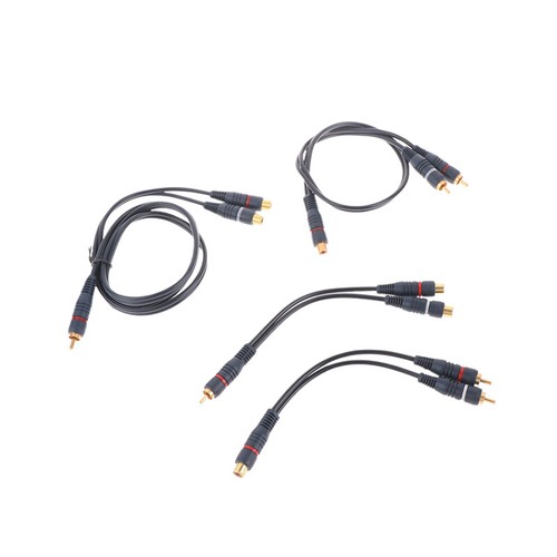 Line Cooper Wire 2 RCA Female To 1 RCA Male Splitter Cable Audio Splitter - Photo 2/18