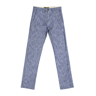 パンツ forever slacks (grey chambray) essentialtrousers_chambray_163