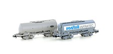 Hobbytrain H23490, 2er Set Silowagen, von Roll Infratec, SBB, Neu & OVP, N