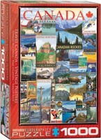 Kanada Reiseplakate 1000 Teile Puzzle Von Eurographics 680 Mm X 480 Mm