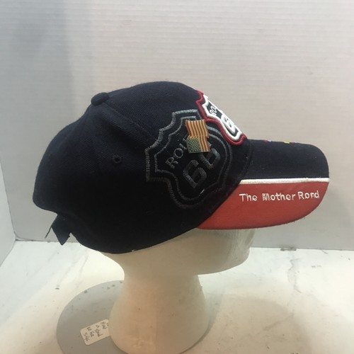Route 66 Highway Adjustable Baseball Hat Cap JoyCap Black Hawk 66 Ghost Image - Picture 4 of 6