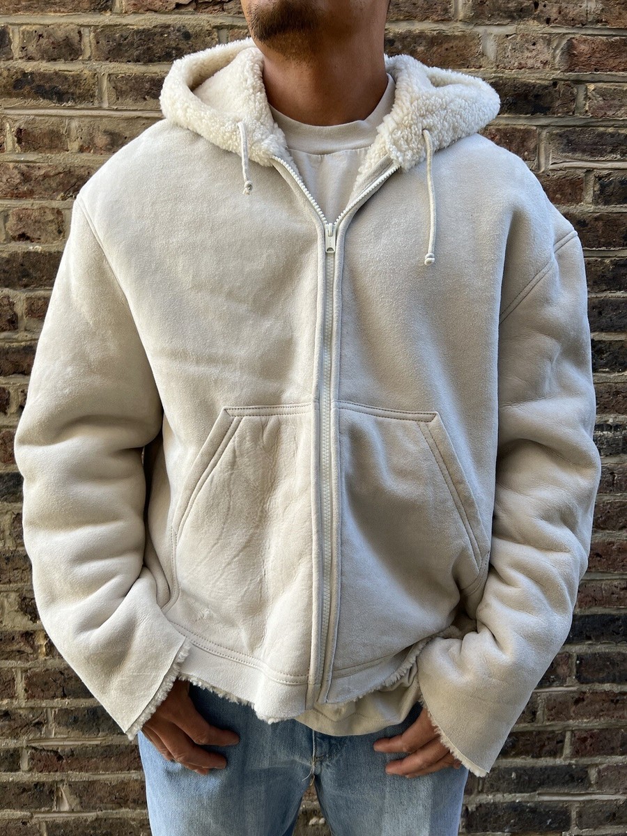 YEEZY SEASON 5 LAMB LEATHER SHORT OVERSIZED SHEARLING JACKET YEEZY SEASON 5 LAMB LEATHER SHORT OVERSIZED SHEARLING JACKET