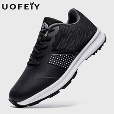 Waterproof Professional Men's Spikeless Golf Shoes Casual Travel Sneaker