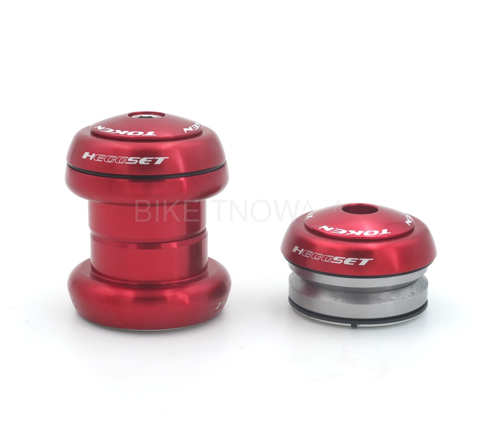TOKEN TK060 Heggset 1-1/8" 28.6mm Threadless/Integrated Headset Black/Red/Blue..