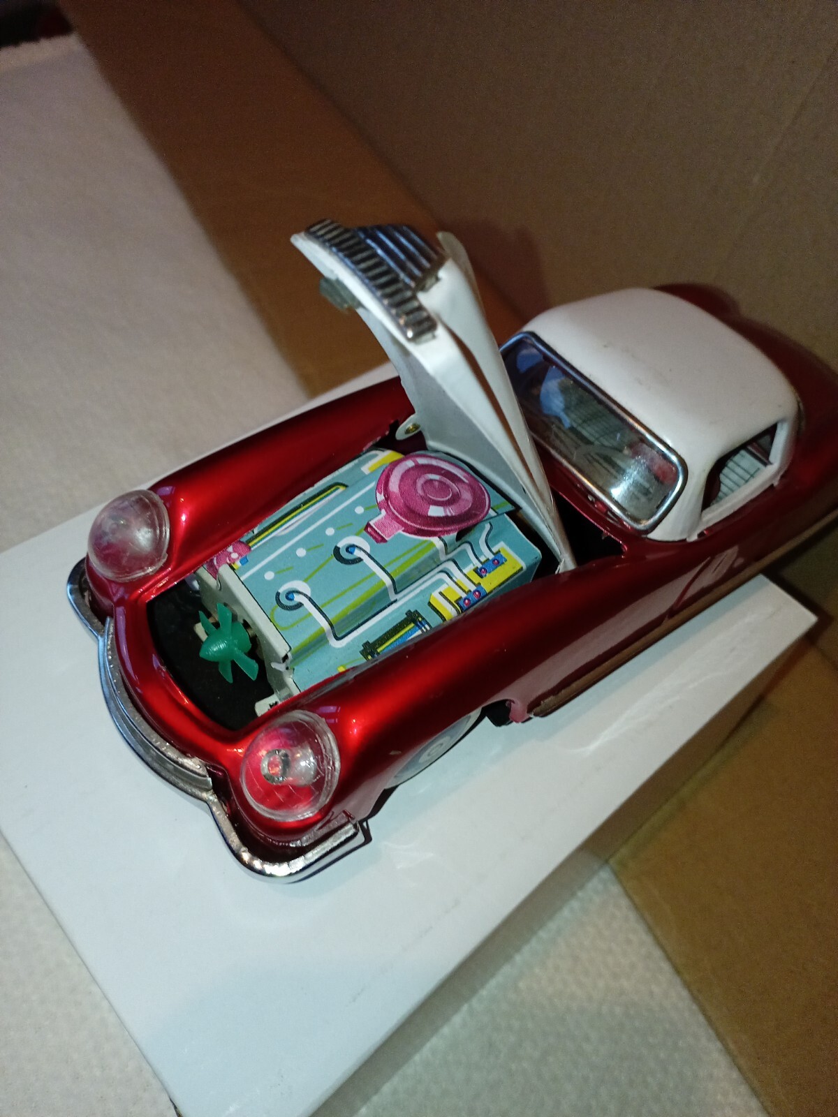Tinplate Lucky Sports Car Excellent Condition eBay