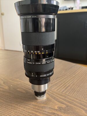 [Vintage] CANON TV Zoom Lens V6x18 18-108mm 1:1.6 No.771112 + Zoom Extender 2x A