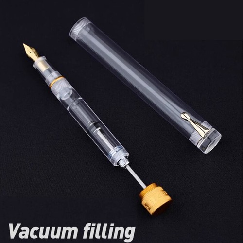 MAJOHN V1 Transparent Demonstration VACUUM FILLING Fountain Pen #26 EF/F NIB - Picture 8 of 12