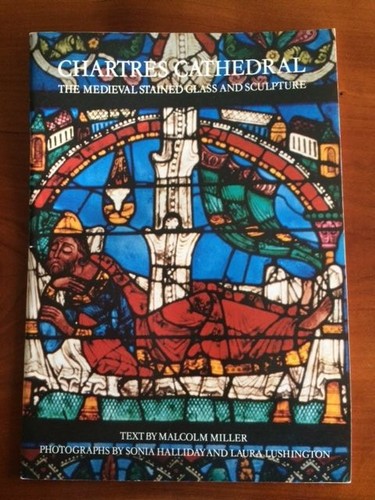 Folleto de recuerdo CARTERAS CATEDRAL Francia VIDRIERAS MEDIEVALES Y Escultura