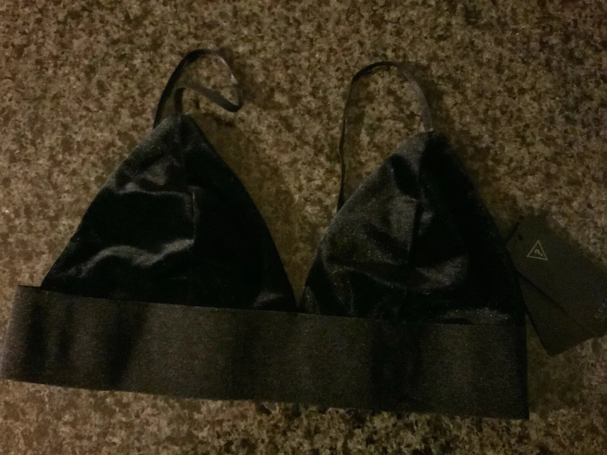 Guess A996 Women Eriko Black Velvet Stretch Adjustable Straps