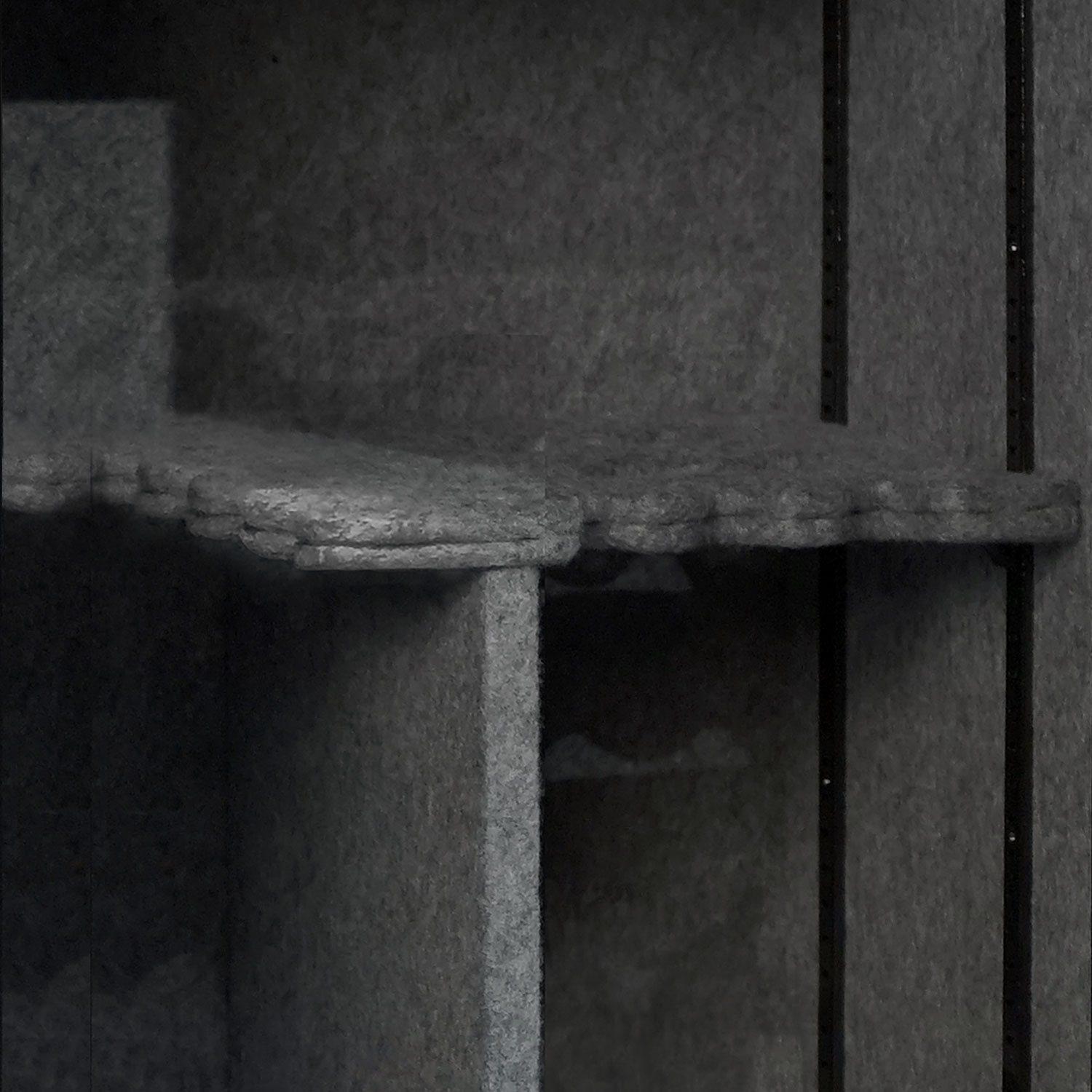 Sports Afield 18Gun Fireproof Safe with Electronic Lock, Gray Gloss Metallic eBay