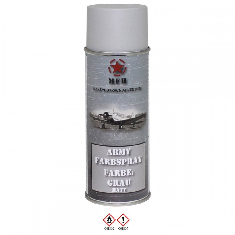 Mfh Farbspray Army Matt 400 Ml Militärlack Militärfarbe Sprühdose Lack