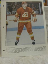 1983 Guy Chouinard French Magazine DIMANCHE DERNIERE HEURE 8X10 photo Flames