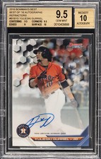 2016 BOWMAN'S BEST OF '16 AUTO REFRACTORS YULIESKI GURRIEL BGS 9.5 AUTO 10