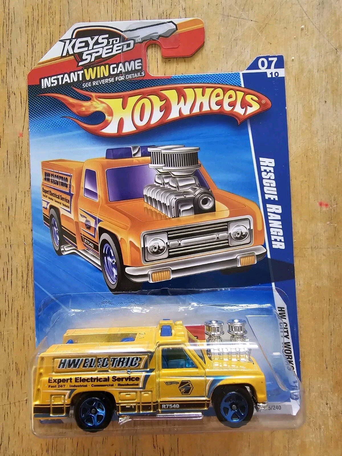Hot Wheels Rescue Ranger #7 HW City Works '10
