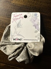 Scunci Jumbo Satin Scrunchie W Rhinestones Hair Accessories Tamera Mowry New