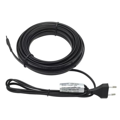 MINCO HEAT AC200~240V EU PLUG SELF REGULATING HEATING CABLE FOR WATER PIPE ANTI-