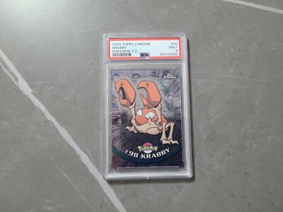 Pokemon 2000 Chrome Krabby PSA 9