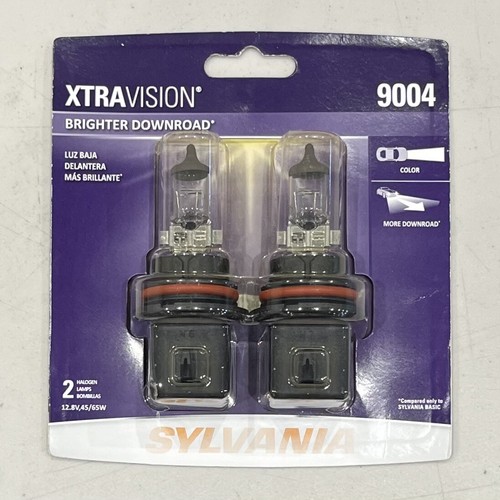 Sylvania 9004 XtraVision XV.BP2 Halogen Headlight Pair Set 2 Bulbs - Picture 3 of 4
