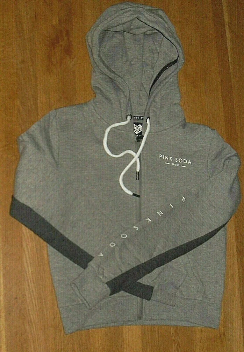 Pink soda cropped on sale overhead hoodie