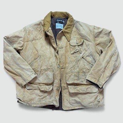 vintage 60s Bone-Dry Redhead hunting Chore Coat - Size 52 XL canvas jacket 
