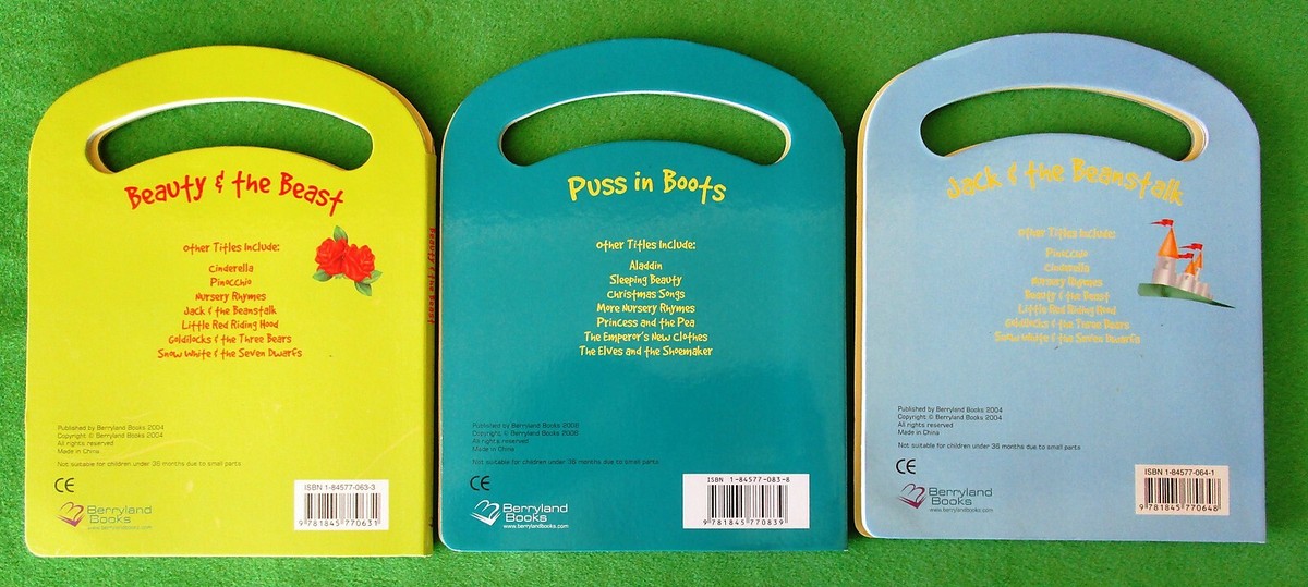 SET 3 TREASURED TALES CD BOOKS:JACK & BEANSTALK;PUSS IN