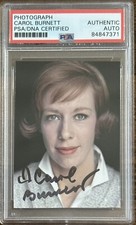 CAROL BURNETT SIGNED PHOTOGRAPH PSA DNA CERTIFIED AUTOGRAPH VINTAGE SHOW PICTURE